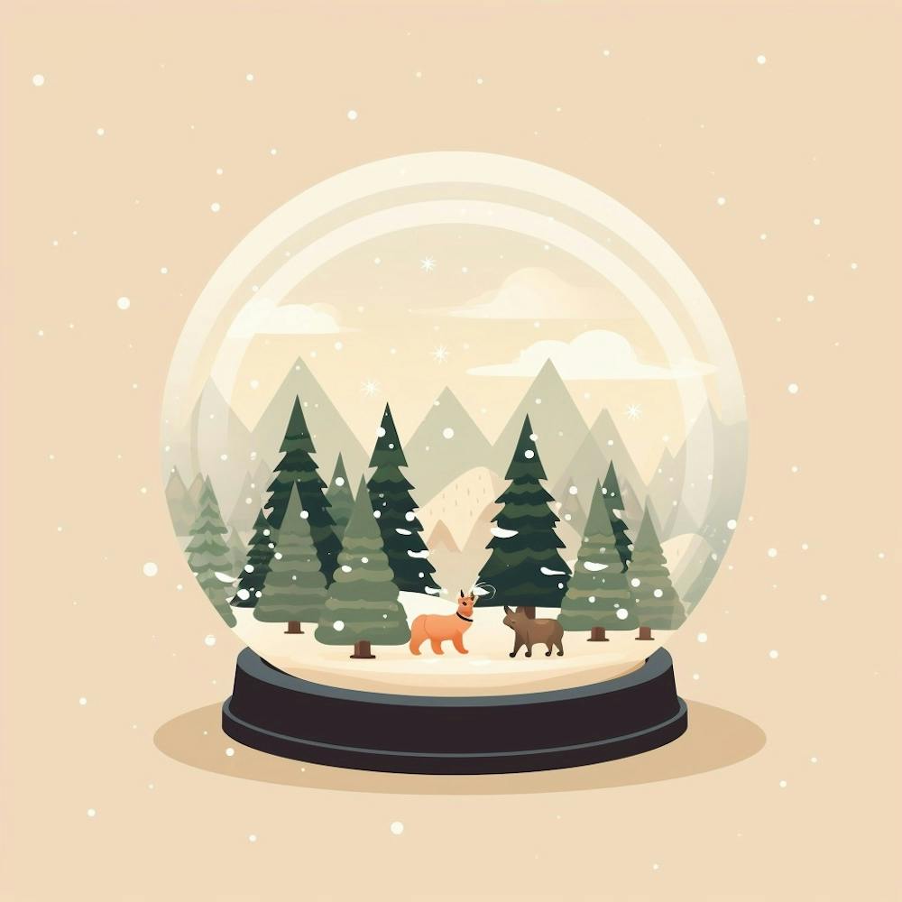 Lapland Finland 1 Snowglobe
