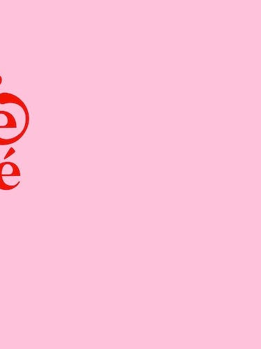 La Vie En Rosé Wine Glass Red On Pink