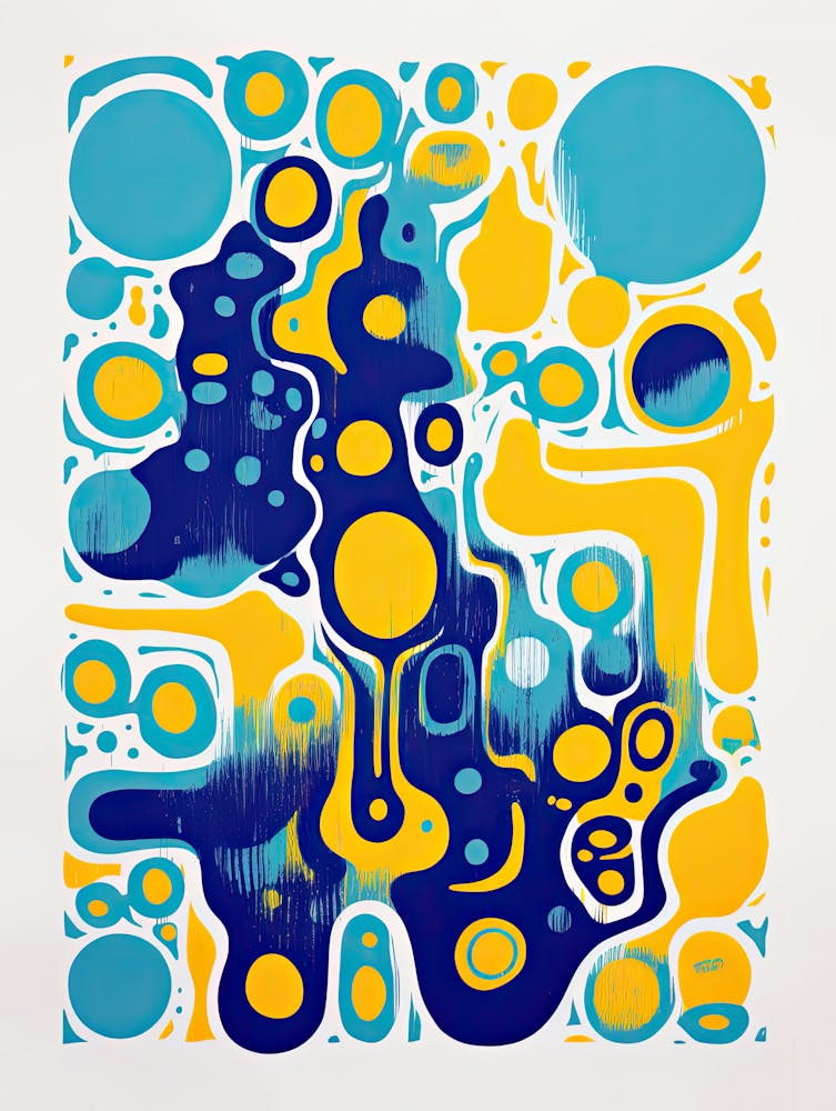 Solare Pfade Himmlische Biomorphe Kunst