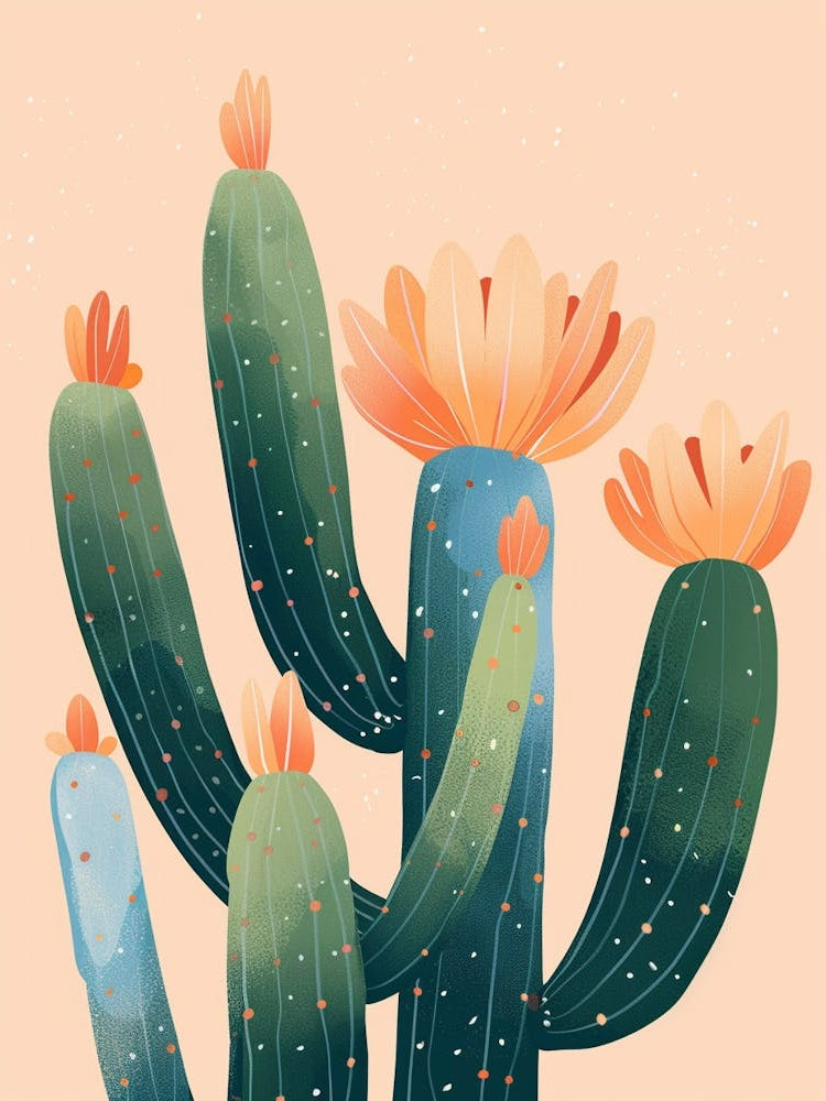 Acanthocalycium Cactus Minimalist 1