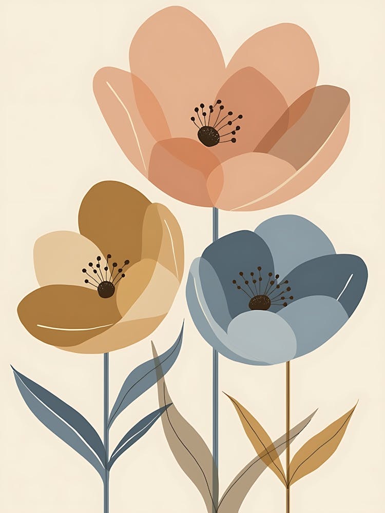 Dreamy Wildflower Garden Scene