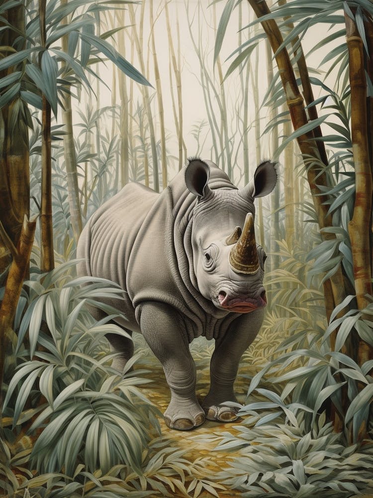 Grey Rhino Exploring Nature 1