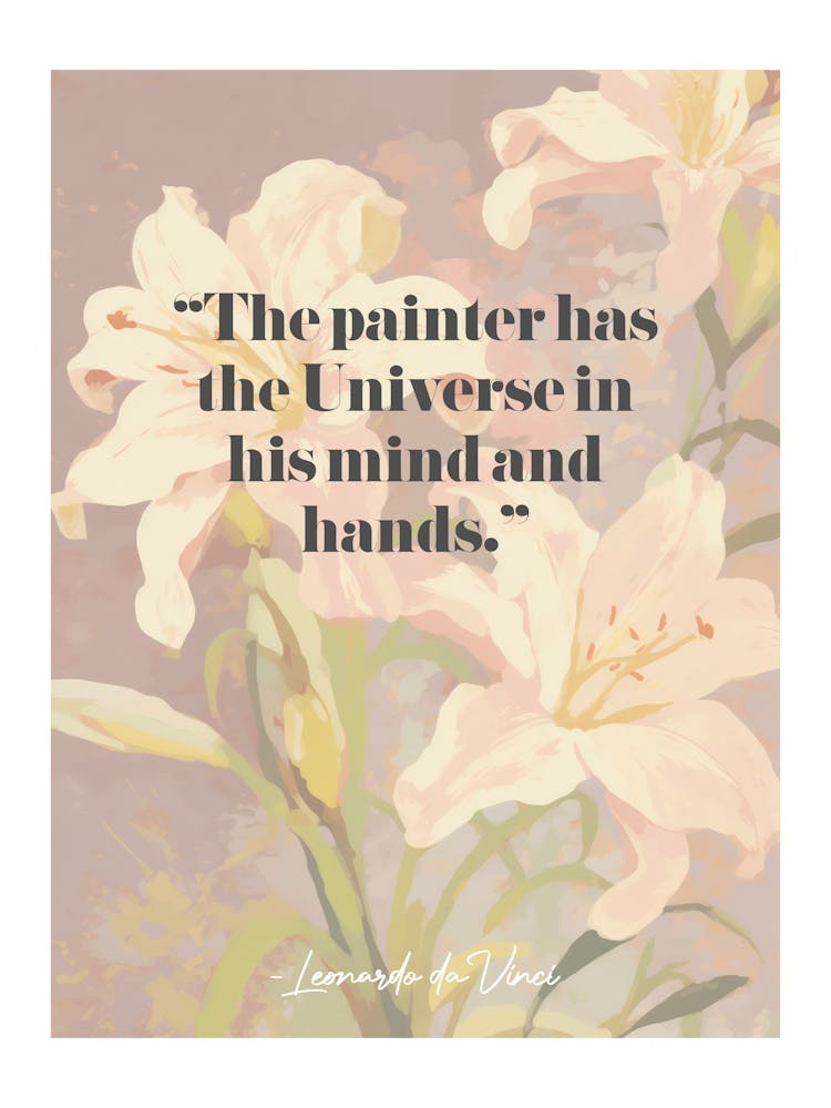 Artist Quote Da Vinci 3