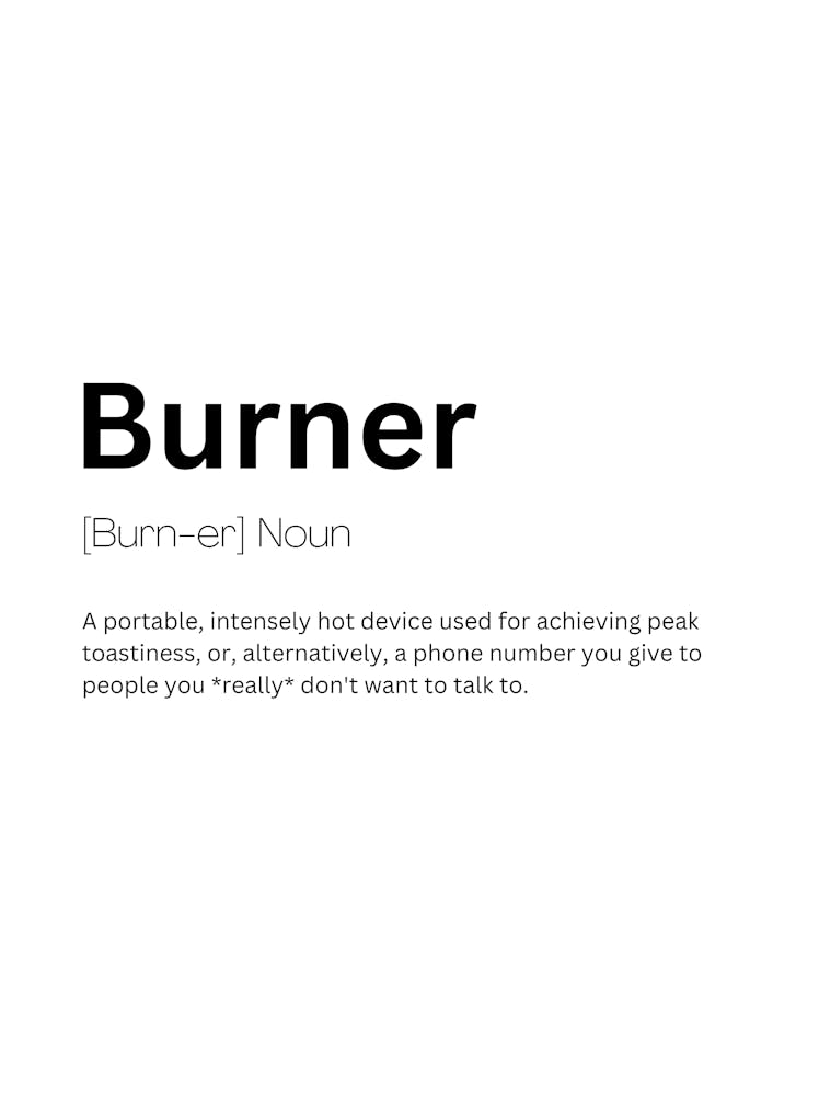 Burner Definition Meaning