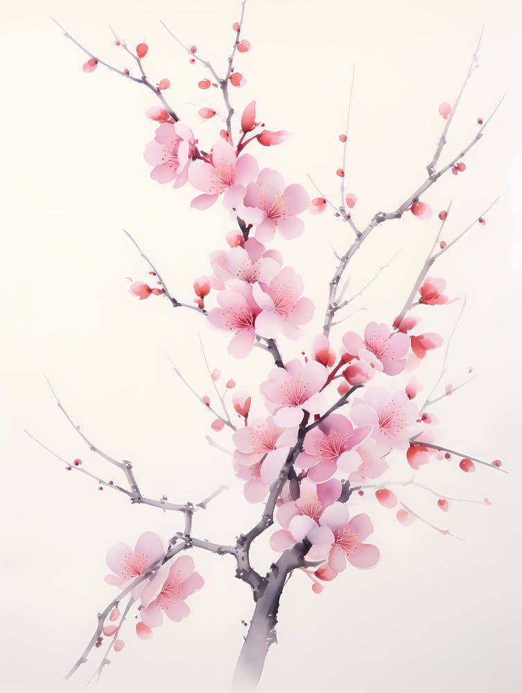 Cherry Blossom Painting