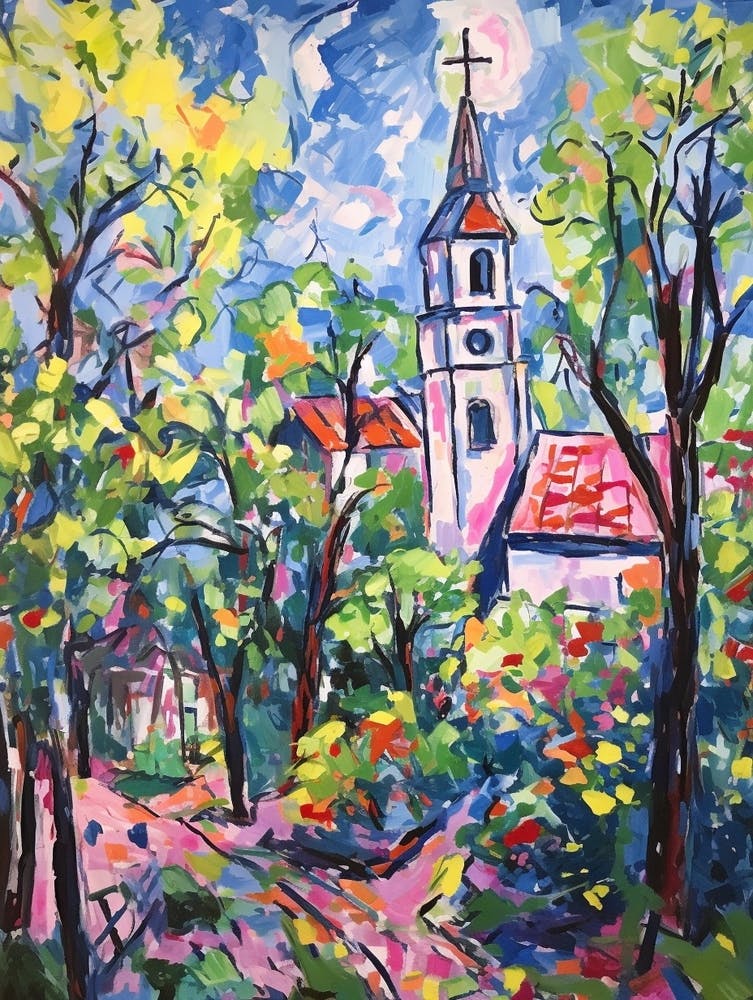 Ravenna Italy 2 Fauvist Painting