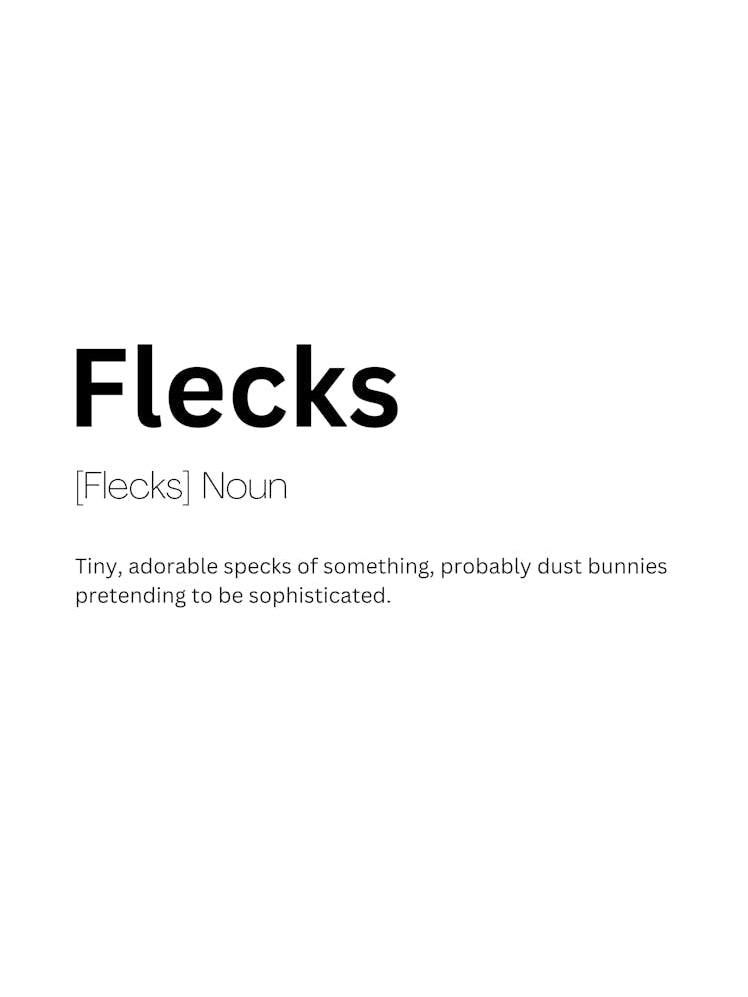 Flecks Definition Meaning 1