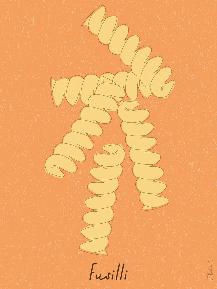 Italian Pasta Fusilli