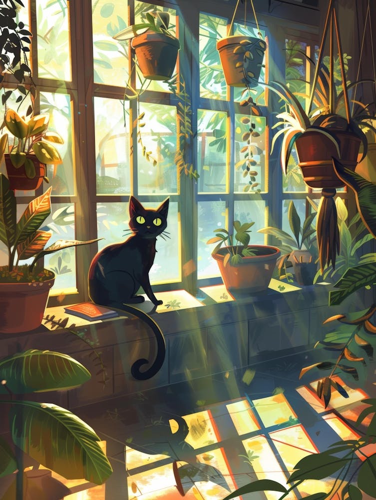 Cat In The Sun 3
