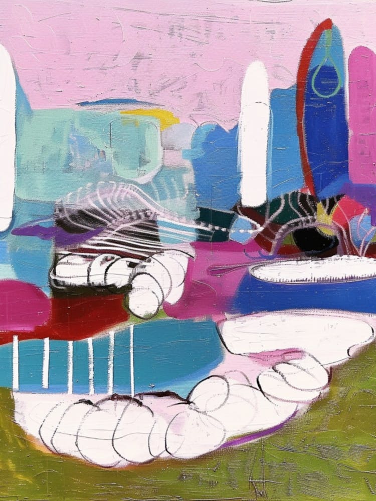 Abstract Painting Dreams in Mallorca 1