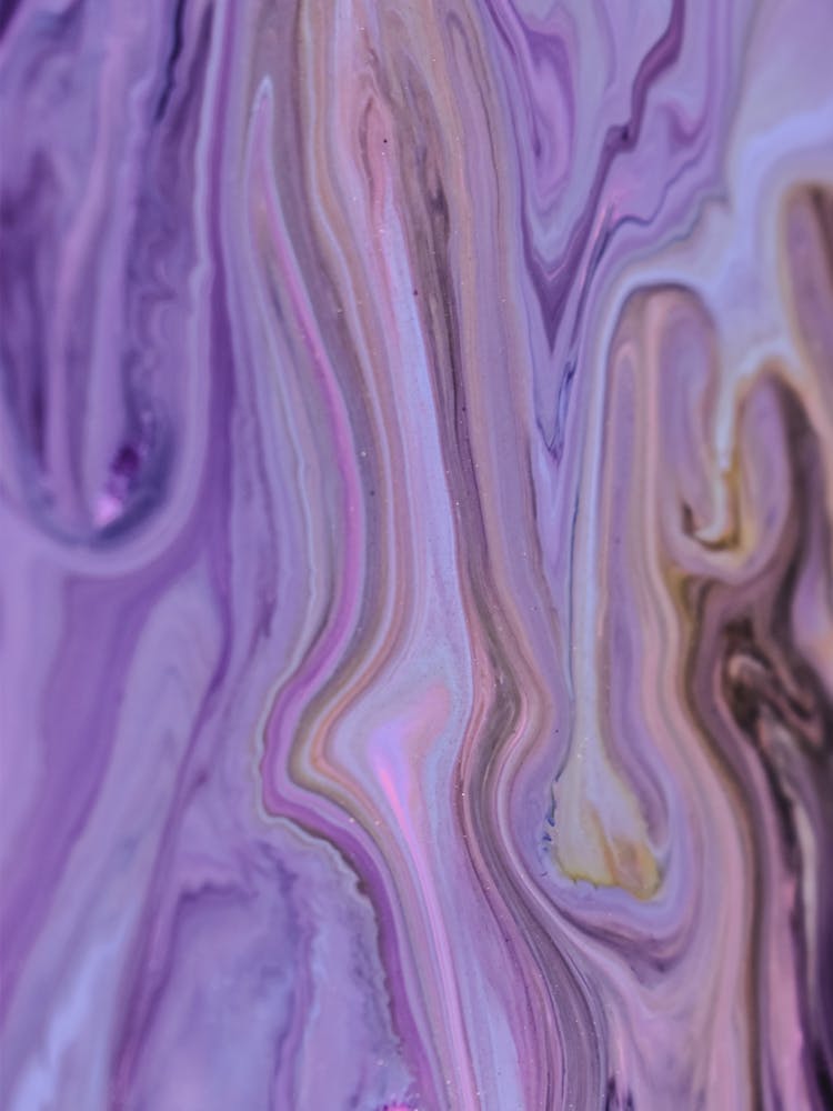 Purple Abstract Painting