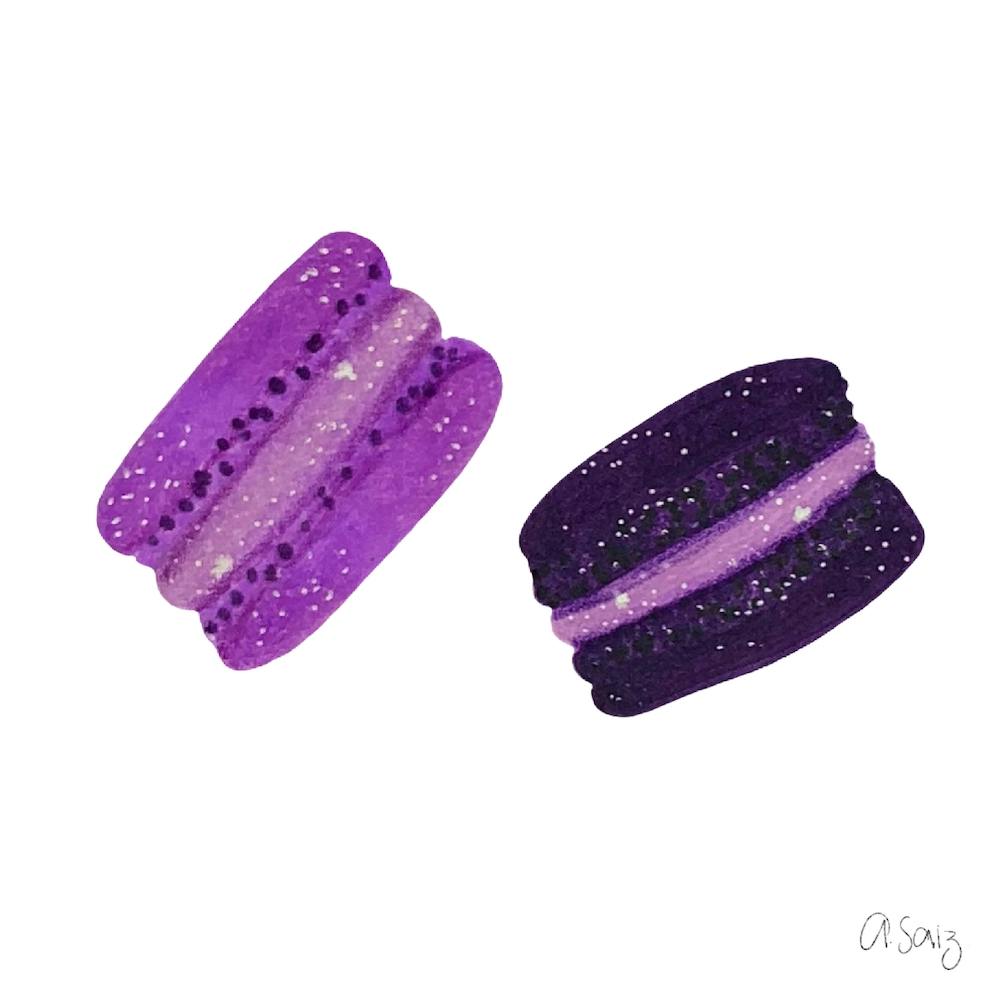 Purple Macarrons