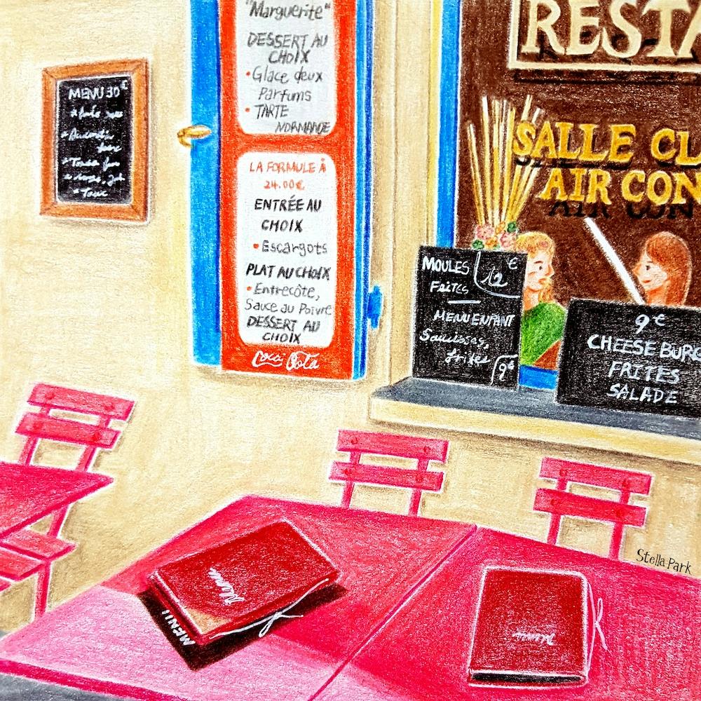 Restaurant In Montmartre Square