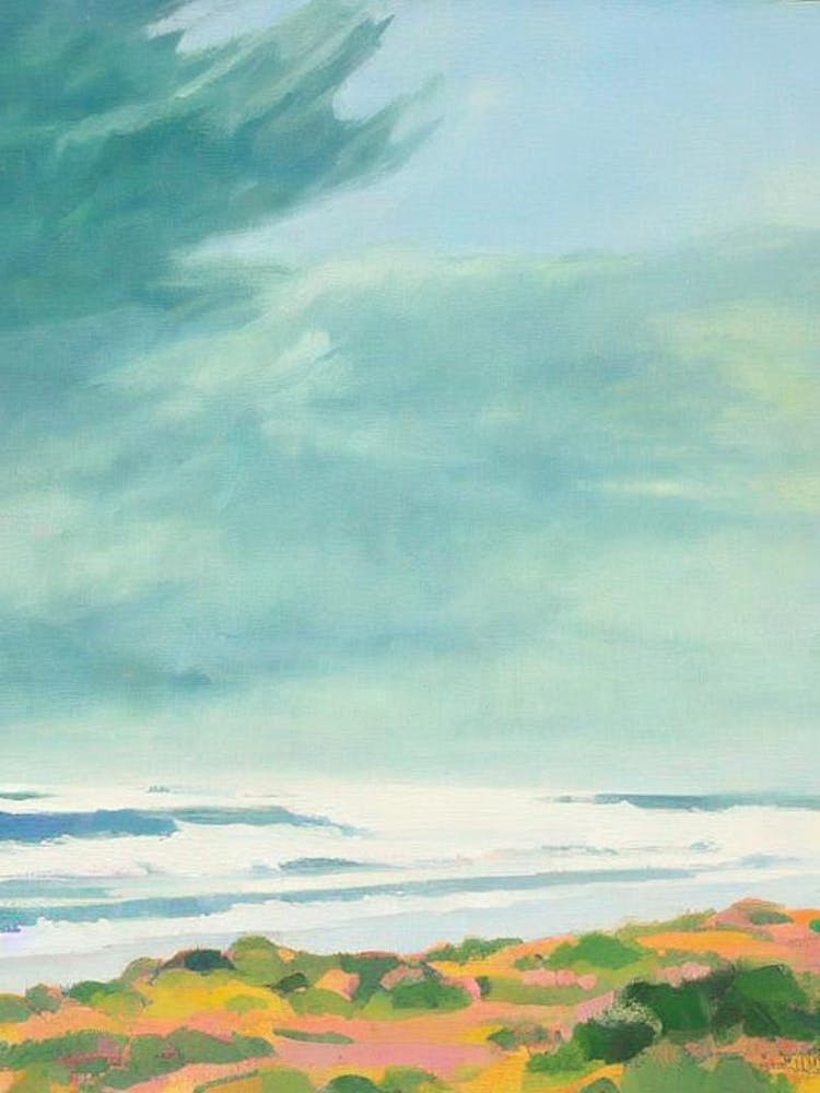 Pismo Beach, California Contemporary Illustration 2 