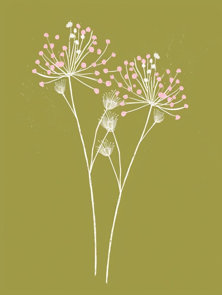 Pink & Green Gypsophila