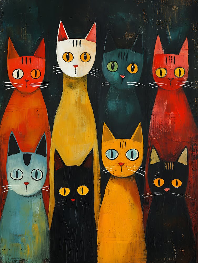 Cats In A Row 1
