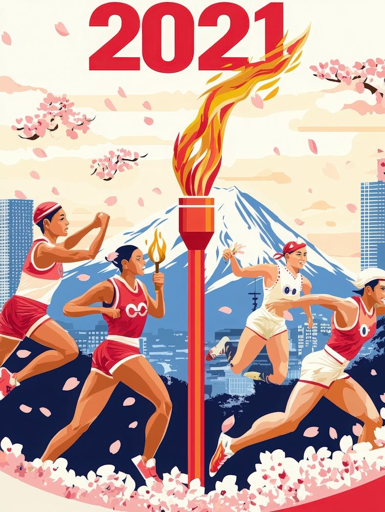 Aihrgdesign A Vibrant Sports Poster For The 2021 Tokyo Summer Bd04d9ff 05ee 40e9 8ee7 E435b88caf7e 0