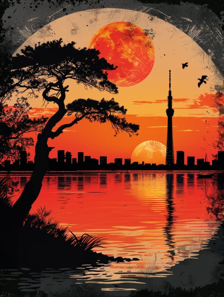 Sunset In Tokyo 2