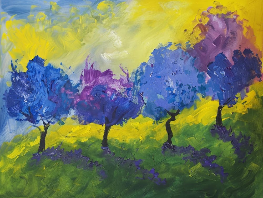 Trees In Bloom