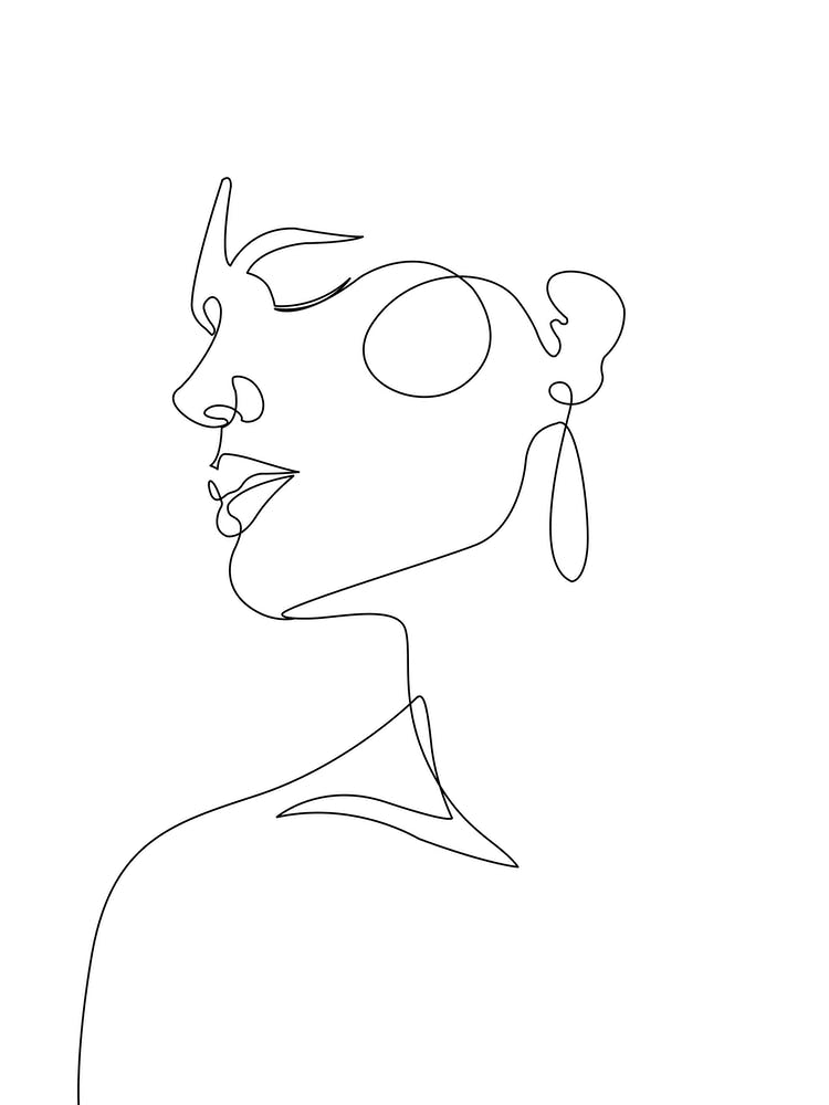 Woman Side Face