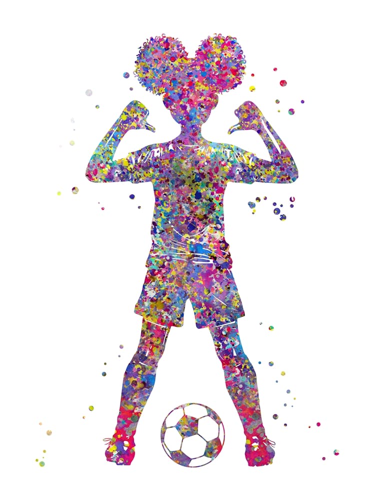 Little Girl Soccer Player 6