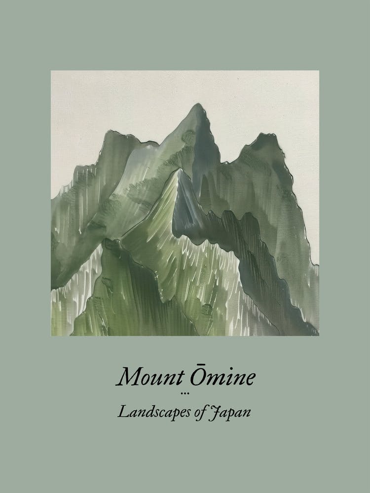 Landschaften Japans Mount Omine 2