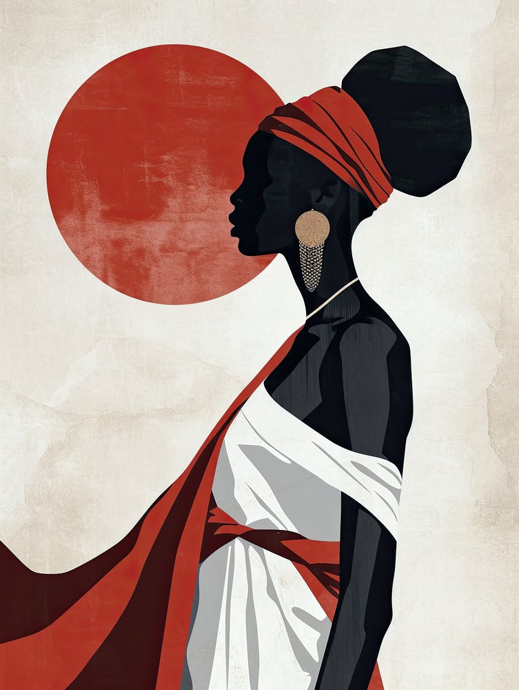 Africa Boho Art; The Minimalism Fantasy