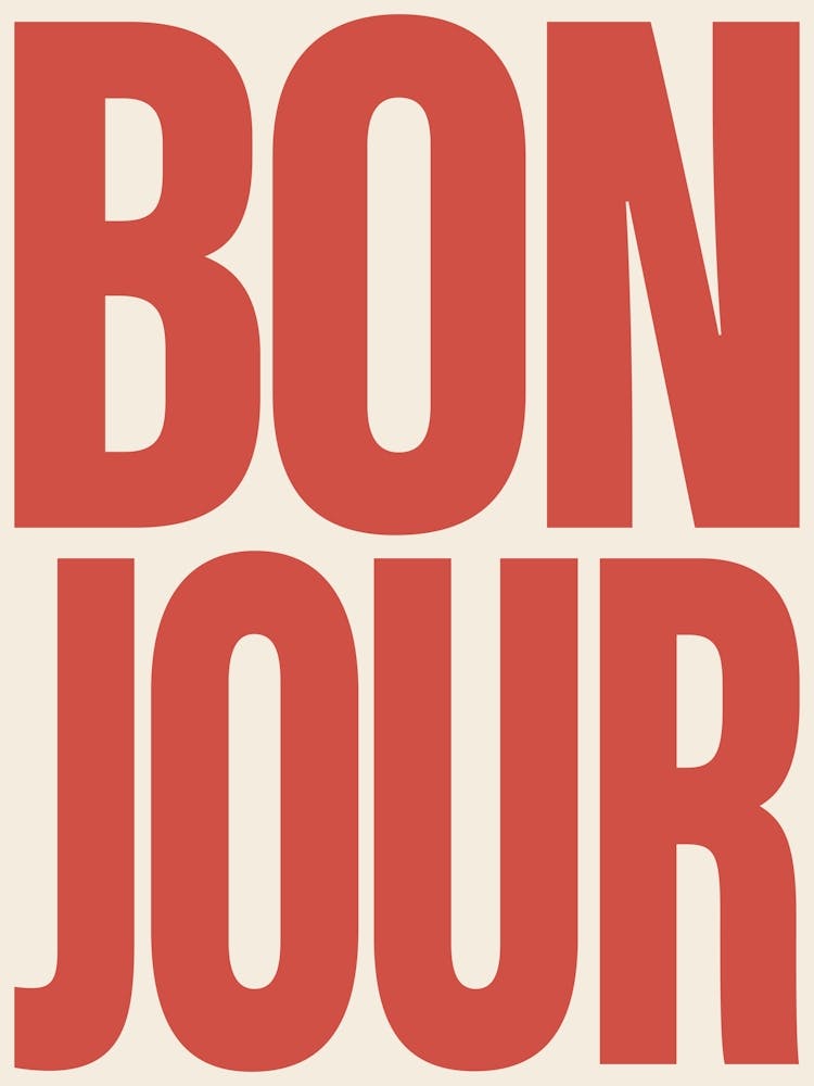 Bonjour - Red
