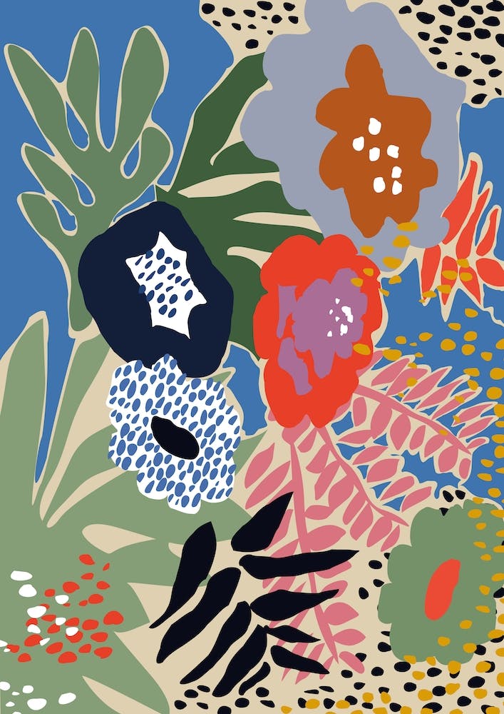 Maximalist Floral Shapes