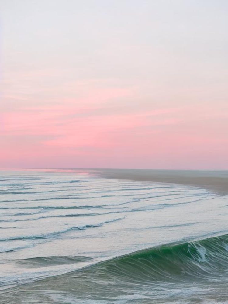 Filey Beach, North Yorkshire Pink Photography 1