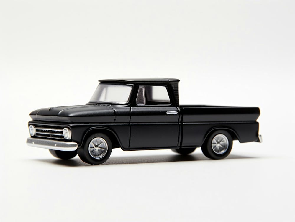 Toy Car 62 Chevy Pickup Black