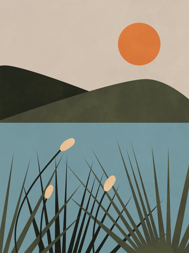 Sunset Over Water