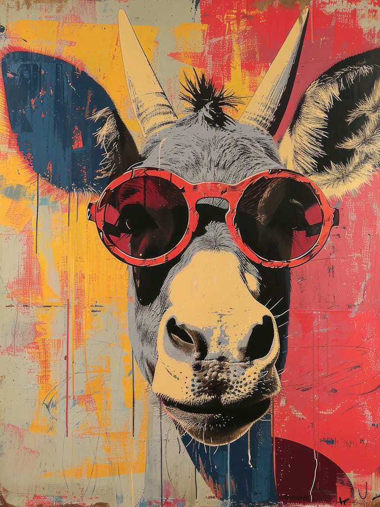 Donkey With Sunglasses