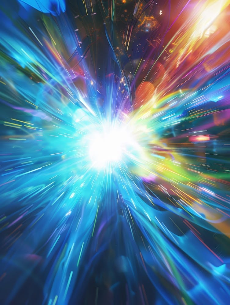 Abstract Rays Of Light