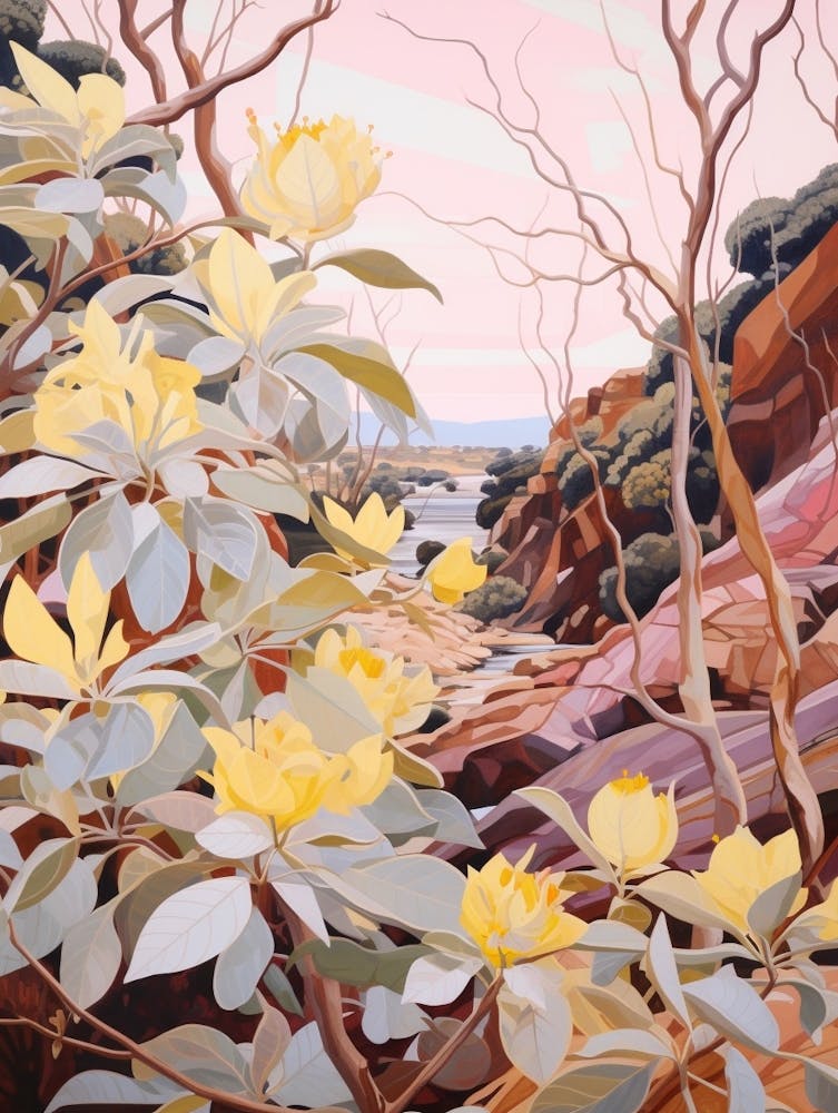 Bergamot 2 Flower Painting