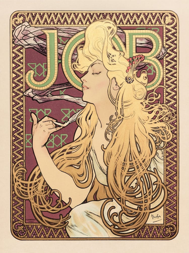 Job (1896), Alphonse Mucha