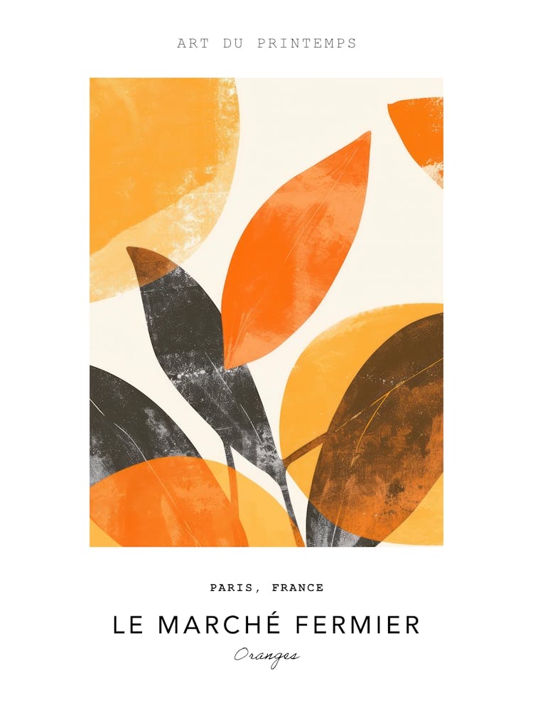 Oranges Le Marche Fermier Poster 3