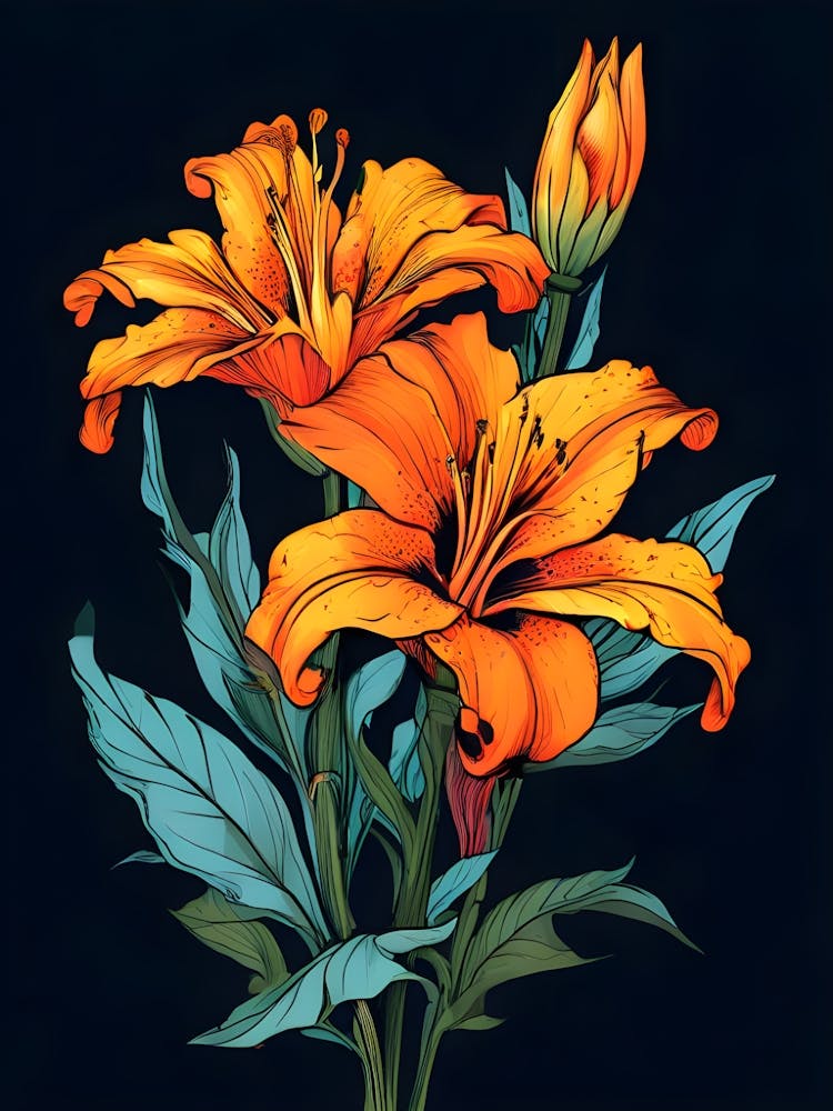 Orange Lily 1