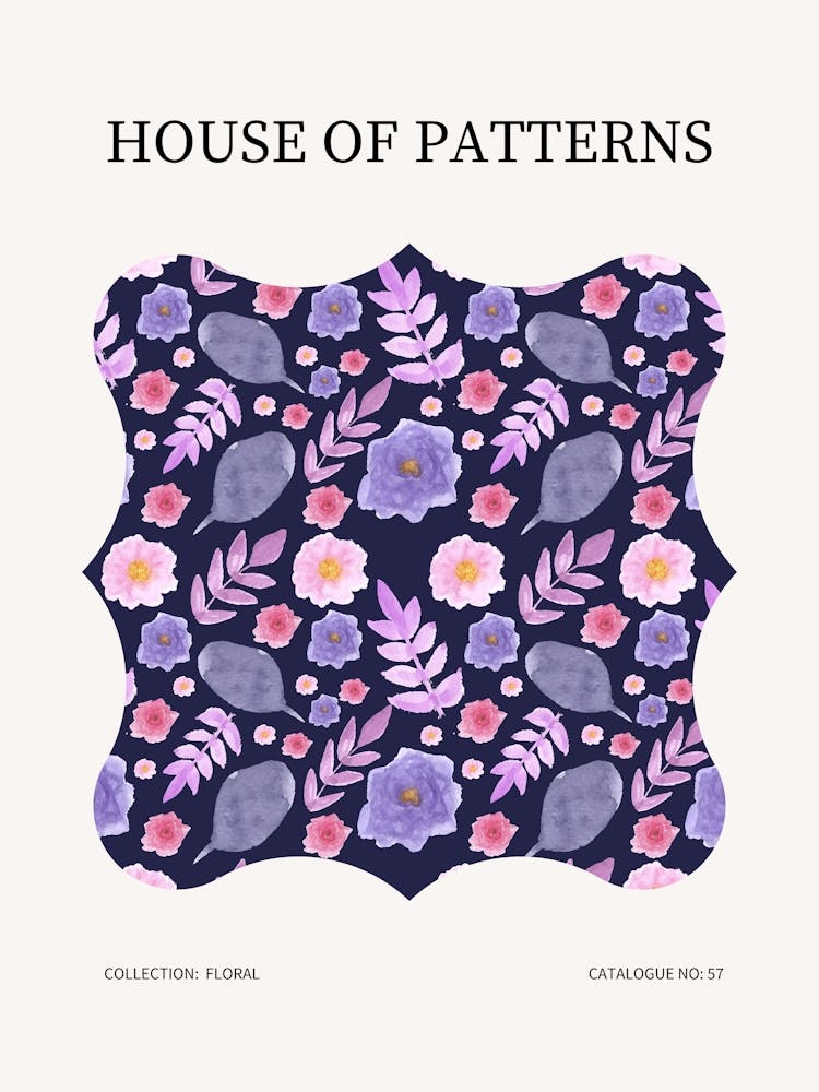 Florales Muster Poster 57