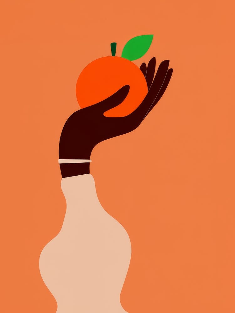 Main d'Agrumes Minimaliste