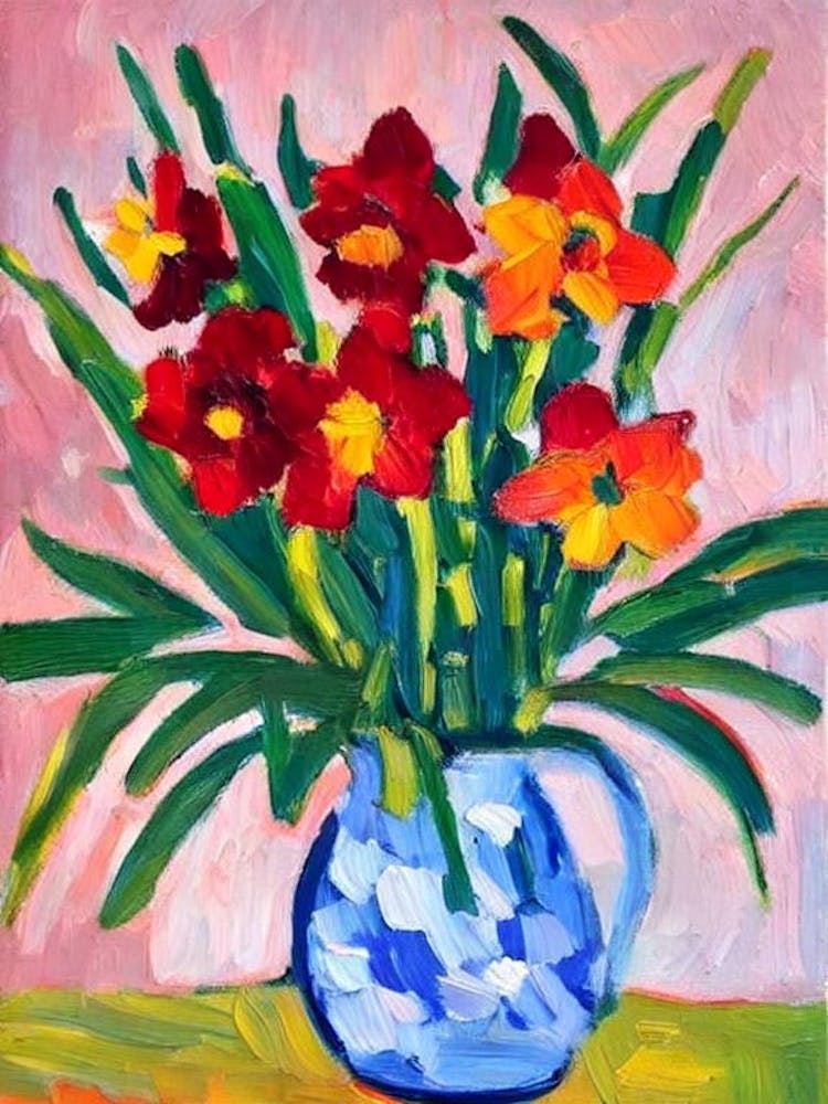 Flowers  Matisse Style Flower