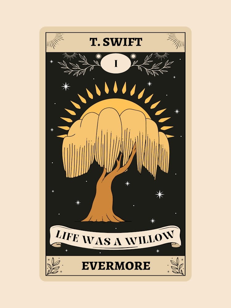 Carte de Tarot Willow - Taylor Swift