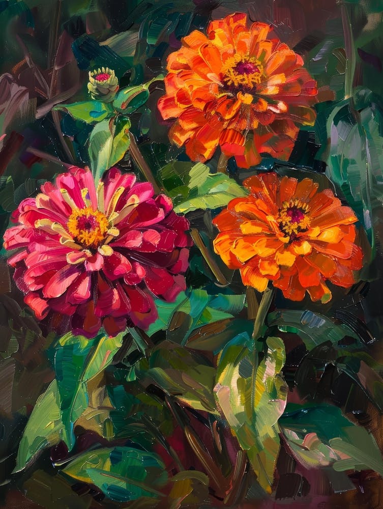 Zinnias 12