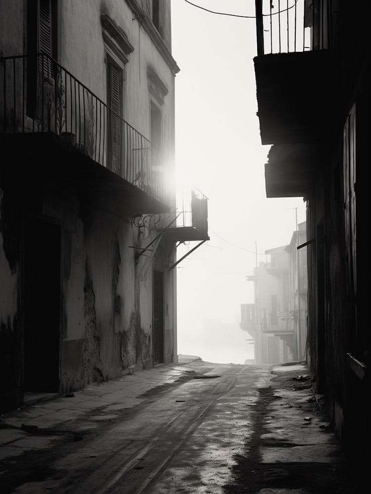 Gaeta, Italy, Black And White Photography 1