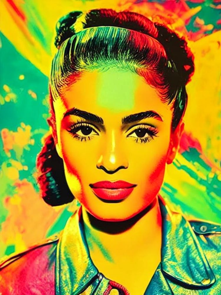 Jessie Reyez 2 Colourful Pop Art