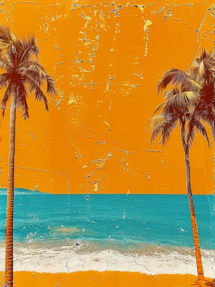 Palm Trees At The Beach