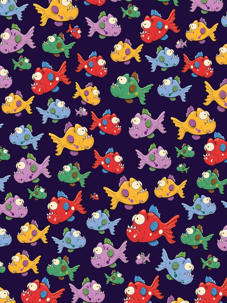 Fish Pattern Vector