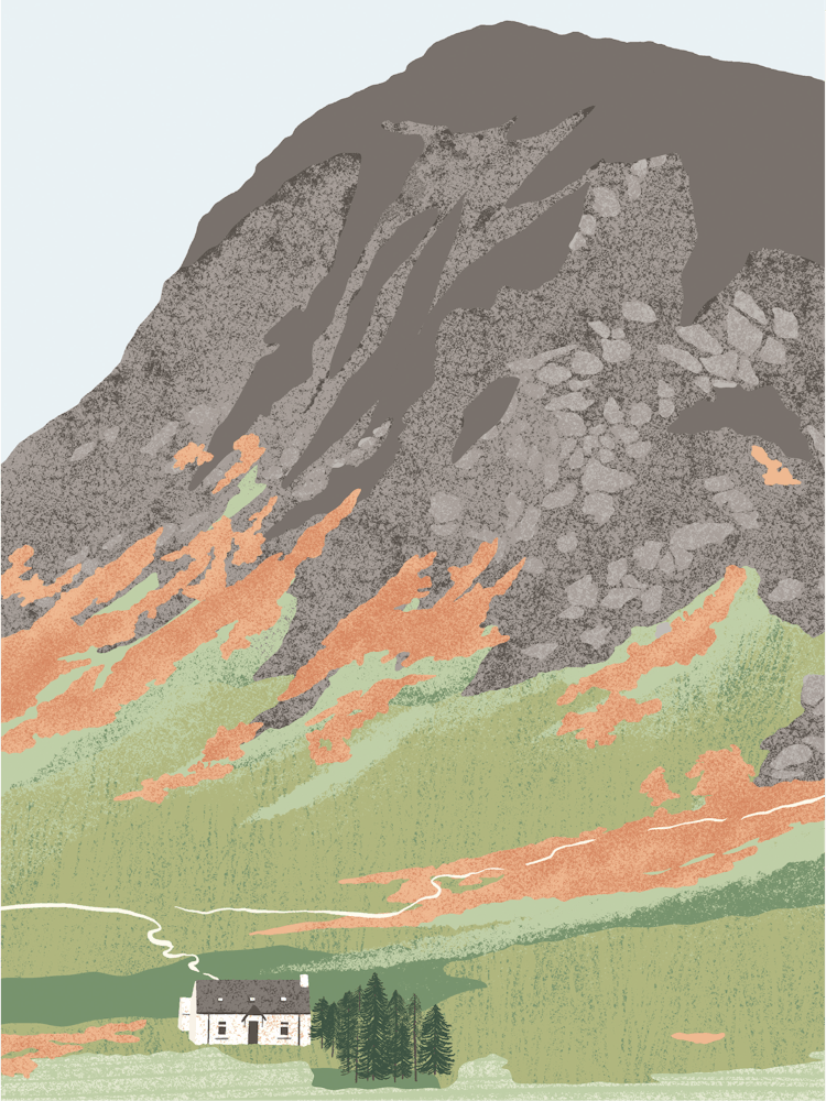 Scottish Highlands Glen Coe Hut