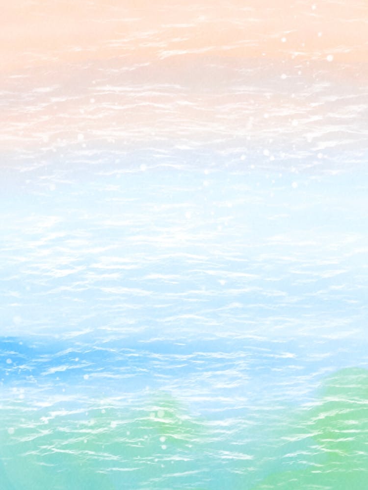 Watercolor Of The Sea
