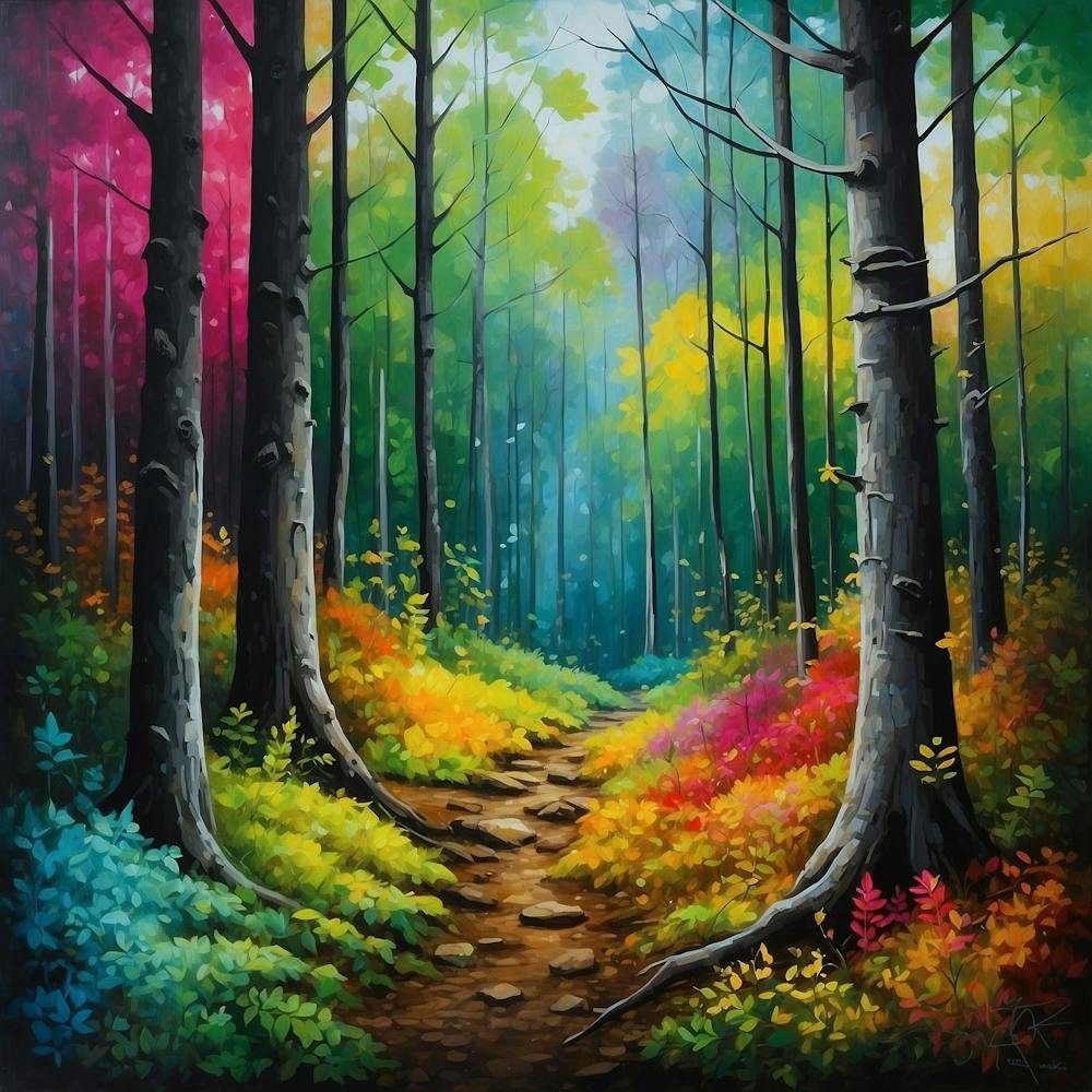 Chemin dans la Forêt